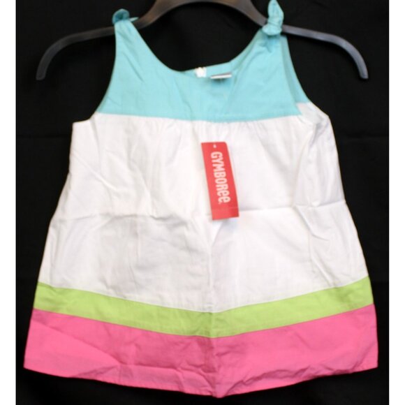 2008 Gymboree Palm Springs Striped Tank Top Shirt sz 6 Florida Vacation Beach - Picture 1 of 7